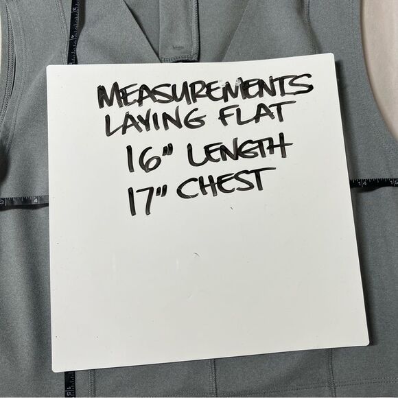 Theory Women’s Size Small Zeen Shift Faux Suede Crop Sleeveless Grey Top - Picture 7 of 8